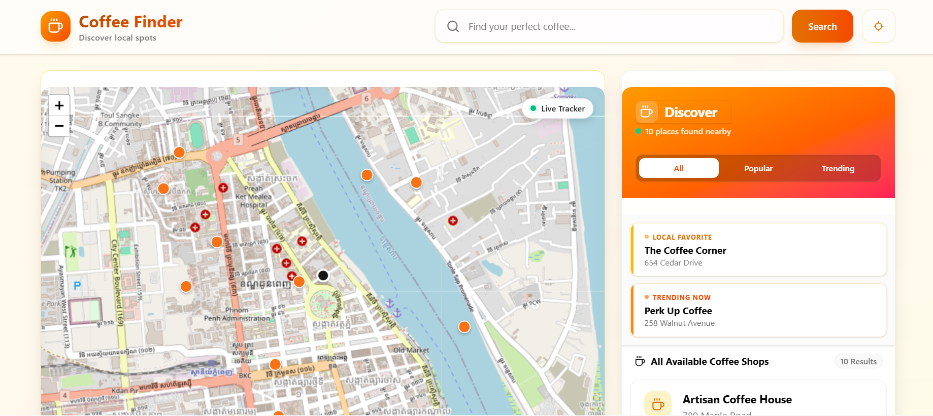 Coffee Finder